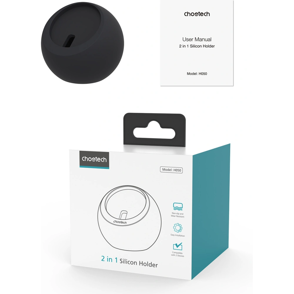 Hurtownia GSM - MagSafe-Ladehalter/Apple Watch Choetech schwarz - CHT176 - {ean13} - Hurt