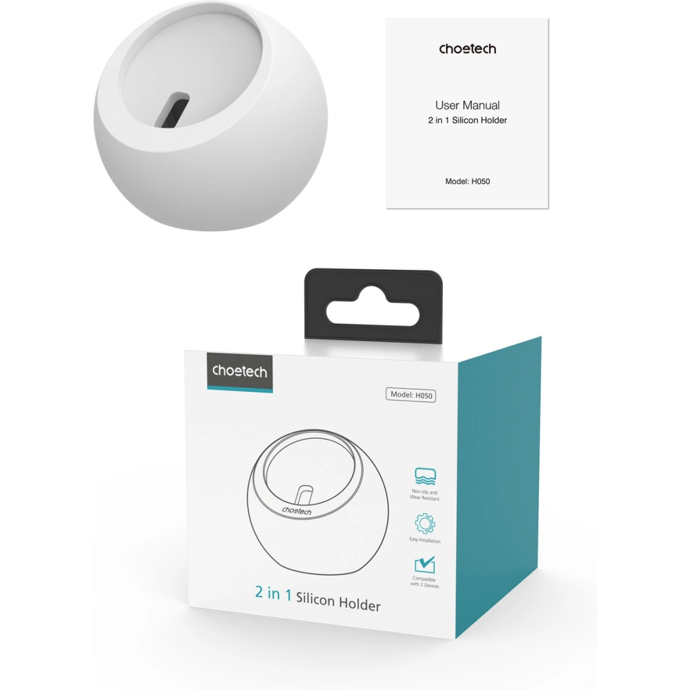 Wholesale Choetech MagSafe/Apple Watch Charger Holder white - CHT177 - {ean13} - Hurt