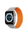 Hurtownia GSM - Dux Ducis Strap (LD Version) mágneses pánt Apple Watch 4/5/6/7/SE/8/9/10 40/41/42mm szürke-narancssárga - DDS1734 - {ean13} - Hurt