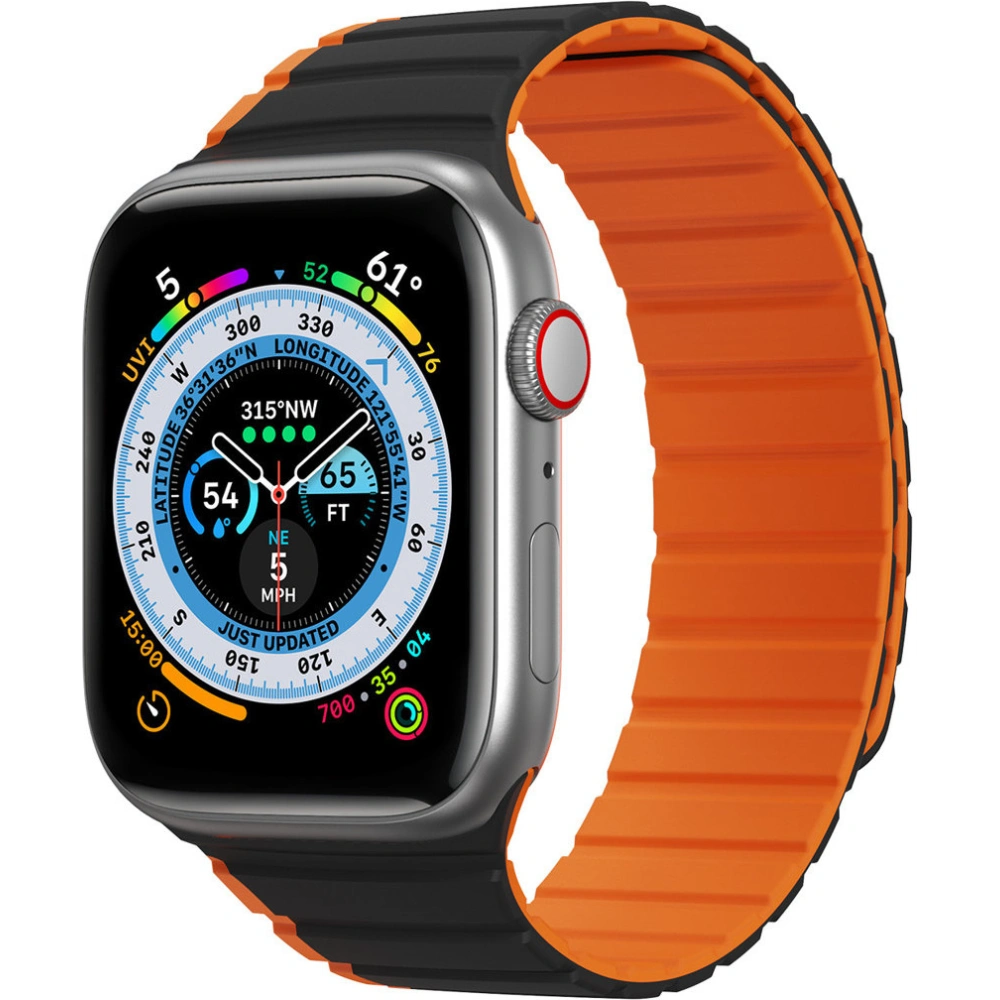 Hurtownia GSM - Magnetischer Dux Ducis Strap (LD Version) Apple Watch 4/5/6/7/SE/8/9/10 40/41/42mm schwarz-orange - DDS1735 - {ean13} - Hurt