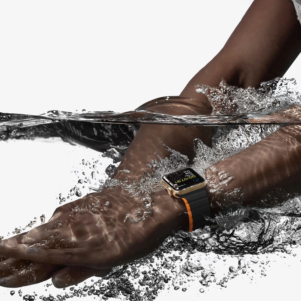 Hurtownia GSM - Páskový magnet Dux Ducis Strap (LD verze) Apple Watch 4/5/6/7/SE/8/9/10 40/41/42mm černo-oranžový - DDS1735 - {ean13} - Hurt