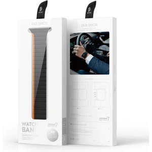 Hurtownia GSM - Pasek magnetic Dux Ducis Strap (LD Version) Apple Watch 4/5/6/7/SE/8/9/10 40/41/42mm negru-portocaliu - DDS1735 - {ean13} - Hurt