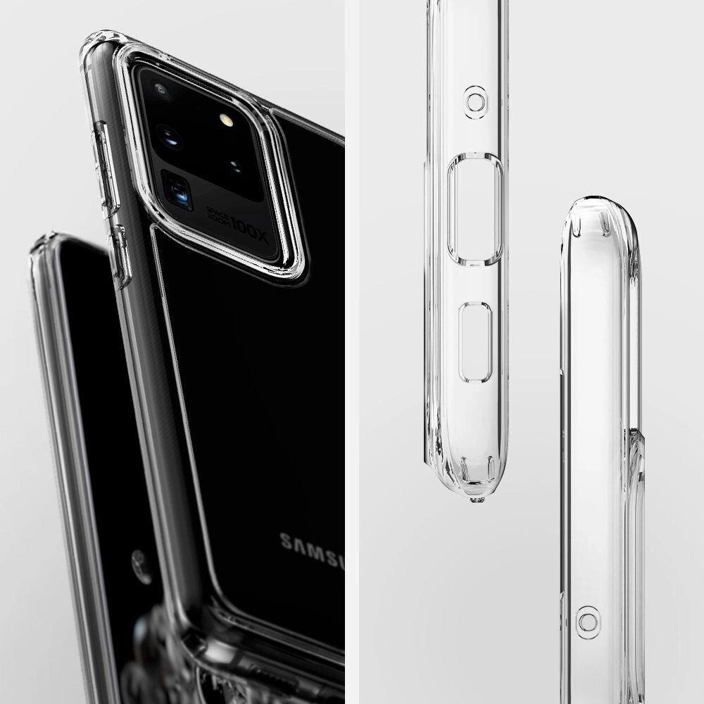 Hurtownia GSM - Case Spigen Ultra Hybrid Samsung Galaxy S20 Ultra Kristallklar - SPN547CL - {ean13} - Hurt