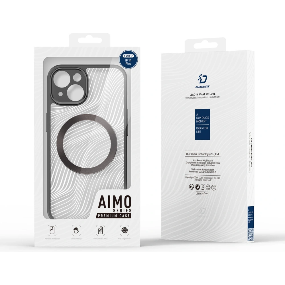 Hurtownia GSM - Etui Dux Ducis Aimo Mag MagSafe Apple iPhone 14 Plus / 15 Plus czarne - DDS1745 - {ean13} - Hurt