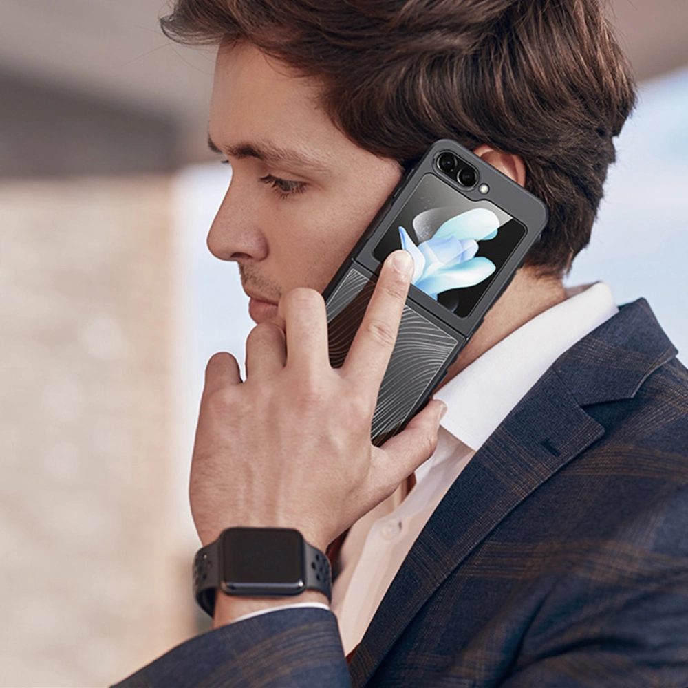 Hurtownia GSM - Etui Dux Ducis Aimo Mag Samsung Galaxy Z Flip 5 czarne - DDS1748 - {ean13} - Hurt