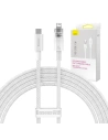 Kábel Baseus Explorer Series USB-C/Lightning 2m 20W (fehér)
