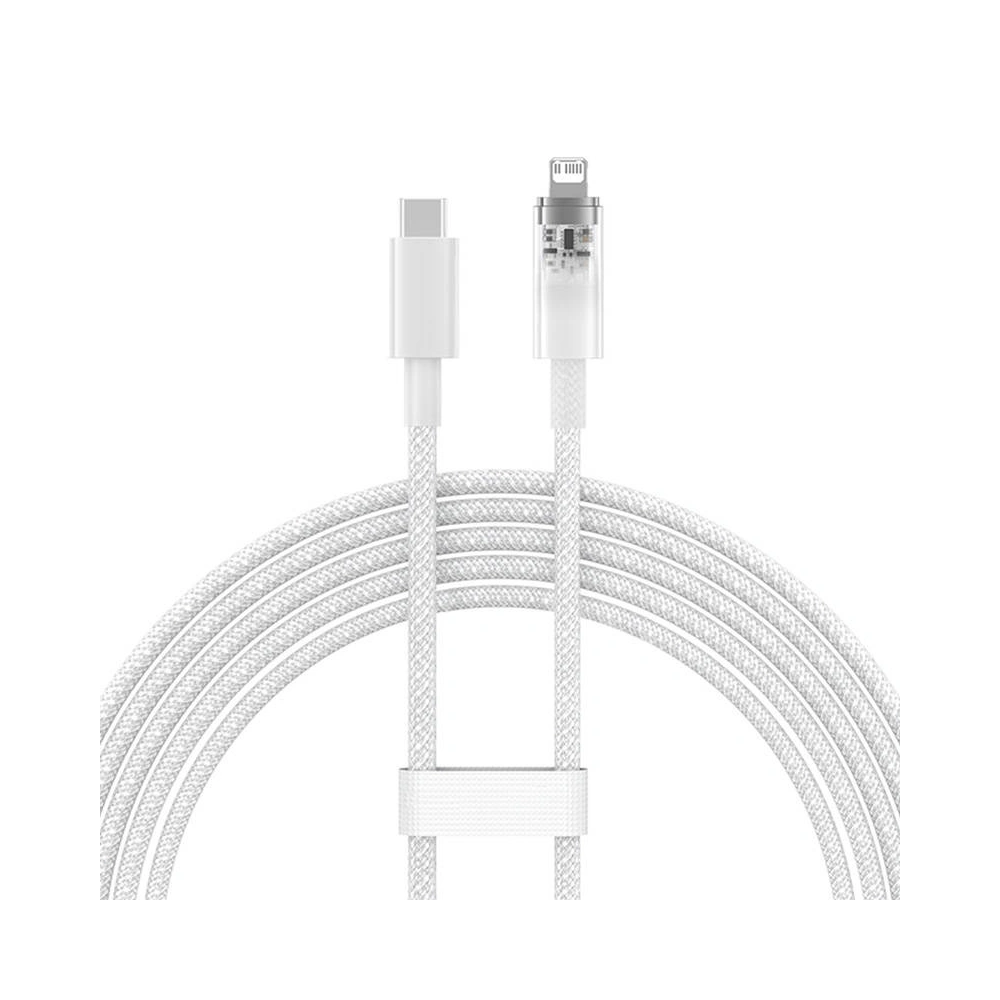 Hurtownia GSM - Kabel Baseus Explorer Series USB-C/Lightning 2m 20W (weiß) - BSU4358 - {ean13} - Hurt