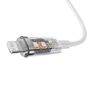 Kabel Baseus Explorer Series USB-C/Lightning 2m 20W (weiß)