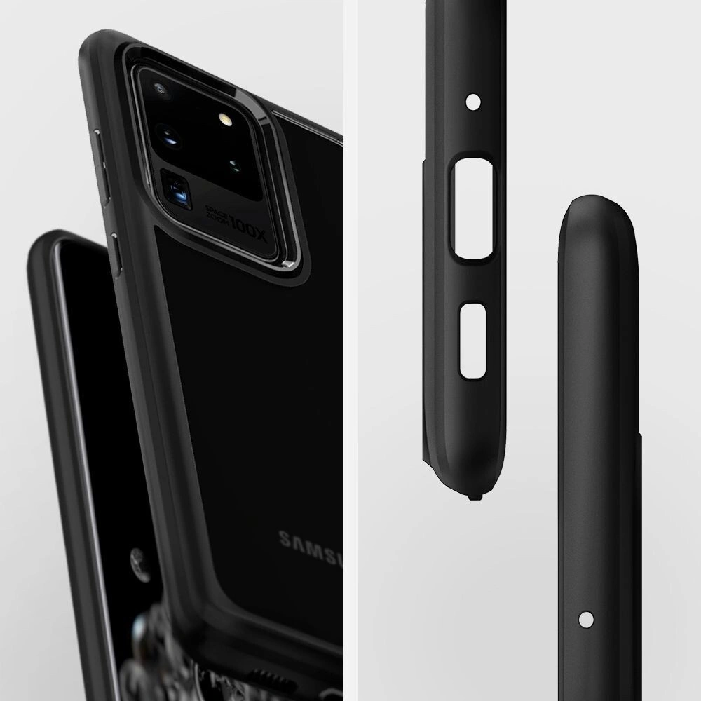 Hurtownia GSM - Spigen Samsung Husă Ultra Hybrid Galaxy S20 Ultra Matte Black - SPN548BLK - {ean13} - Hurt