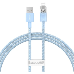 Kabel Baseus Explorer Series USB-A/Lightning 1m 2.4A (niebieski)