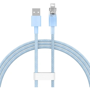 Kabel Baseus Explorer Series USB-A/Lightning 1m 2.4A (niebieski)