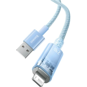 Kabel Baseus Explorer Series USB-A/Lightning 1m 2.4A (niebieski)