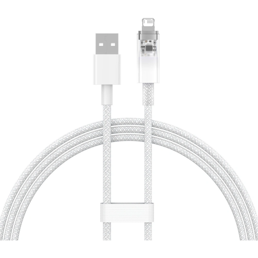 Hurtownia GSM - Kabel Baseus Explorer Series USB-A/Lightning 1m 2.4A (bílý) - BSU4360 - {ean13} - Hurt