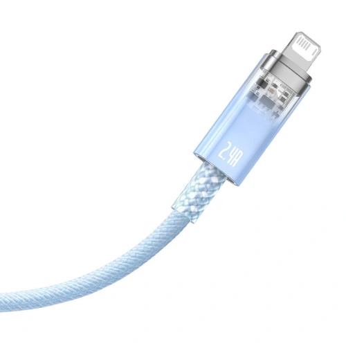 Kabel Baseus Explorer Series USB-A/Lightning 1m 2.4A (niebieski)