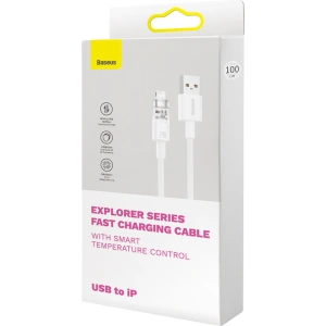 Hurtownia GSM - Kabel Baseus Explorer Series USB-A/Lightning 1m 2.4A (biały) - BSU4360 - {ean13} - Hurt