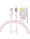 Kabel Baseus Explorer Series USB-A/Lightning 1m 2.4A (różowy)