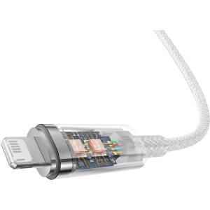 Hurtownia GSM - Kabel Baseus Explorer Series USB-A/Lightning 1m 2.4A (biały) - BSU4360 - {ean13} - Hurt
