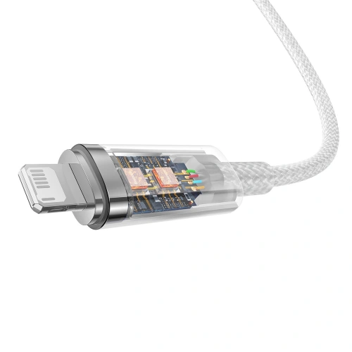 Kabel Baseus Explorer Series USB-A/Lightning 1m 2.4A (biały)