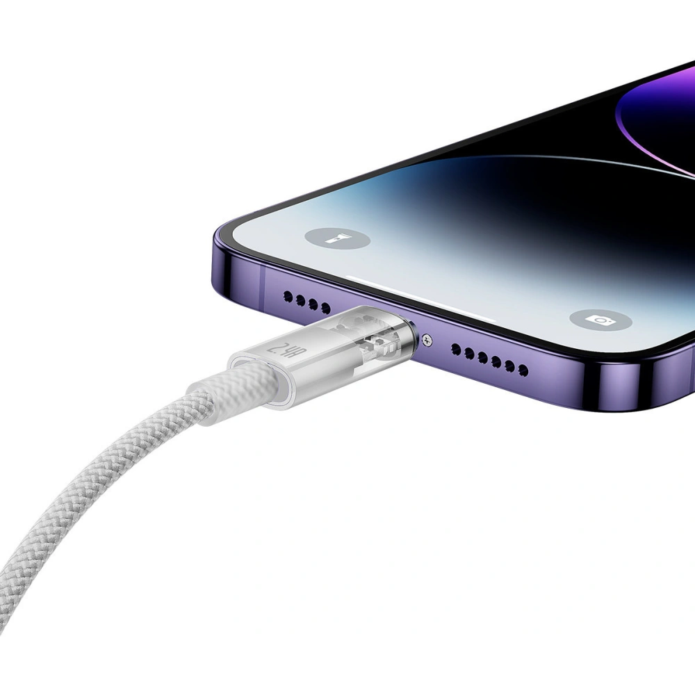 Hurtownia GSM - Kabel Baseus Explorer Series USB-A/Lightning 1m 2.4A (bílý) - BSU4360 - {ean13} - Hurt