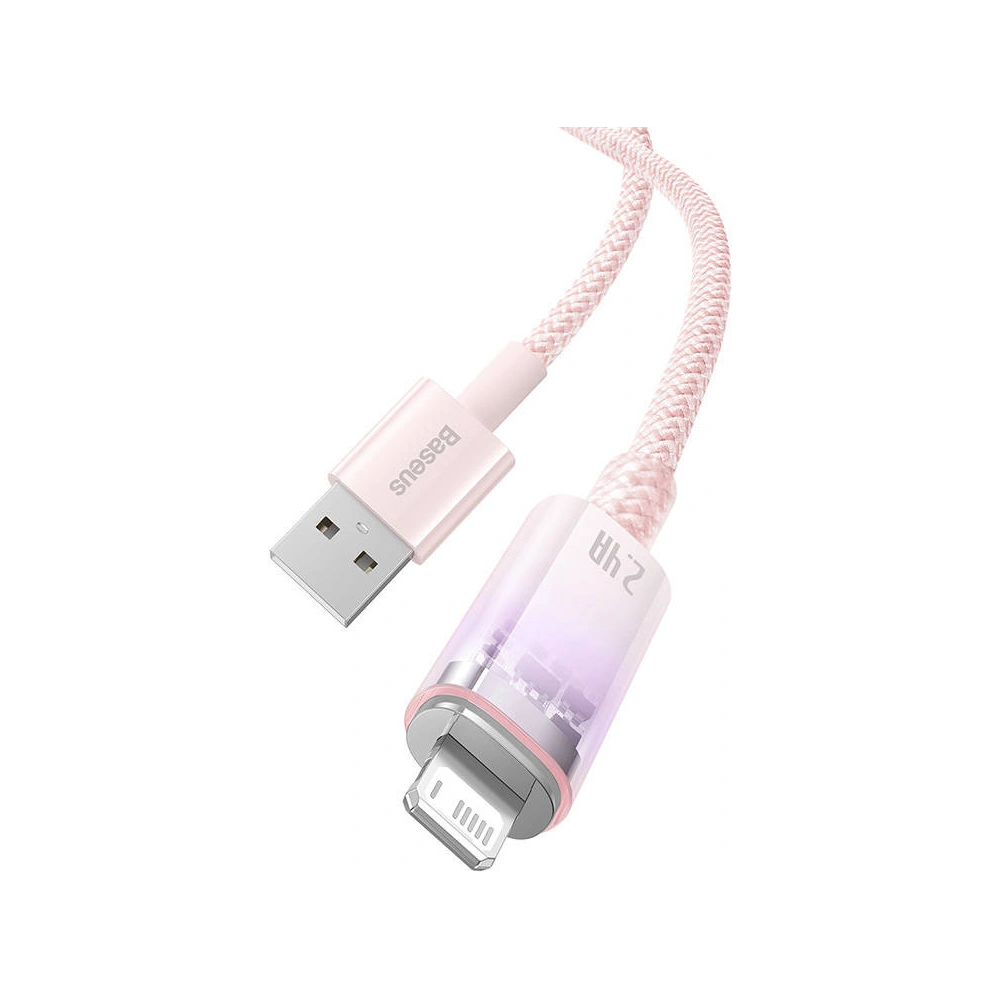 Hurtownia GSM - Kabel Baseus Explorer Series USB-A/Lightning 1m 2.4A (růžový) - BSU4361 - {ean13} - Hurt