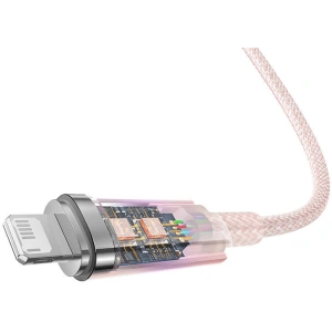 Hurtownia GSM - Kabel Baseus Explorer Series USB-A/Lightning 1m 2.4A (różowy) - BSU4361 - {ean13} - Hurt