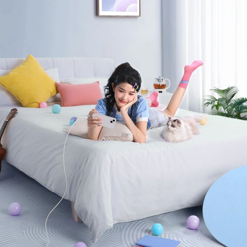 Kabel Baseus Explorer Series USB-A/Lightning 1m 2.4A (biały)