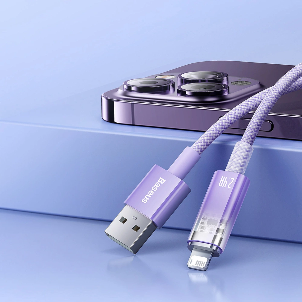Hurtownia GSM - Kabel Baseus Explorer Series USB-A/Lightning 1m 2.4A (weiß) - BSU4360 - {ean13} - Hurt