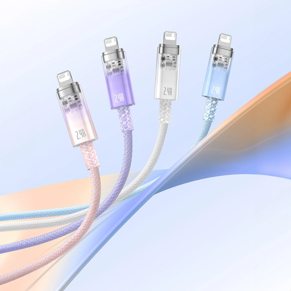 Hurtownia GSM - Kabel Baseus Explorer Series USB-A/Lightning 1m 2.4A (bílý) - BSU4360 - {ean13} - Hurt