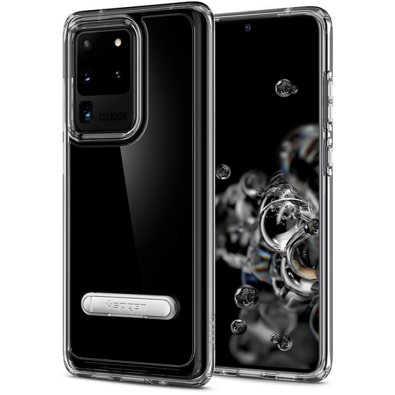 Hurtownia Spigen - 8809685625780 - SPN549CL - Etui Spigen Ultra Hybrid S Samsung Galaxy S20 Ultra Crystal Clear - B2B homescreen