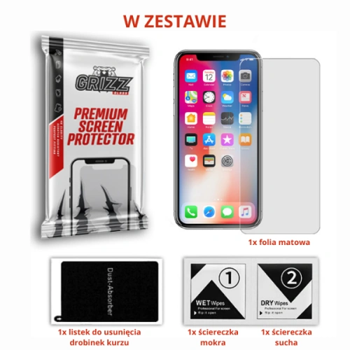 Folia matowa GrizzGlass PaperScreen do HTC U23 Pro