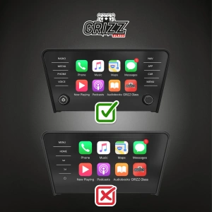 Matte GrizzGlass CarDisplay Protection Skoda Octavia III 8 cali Bolero