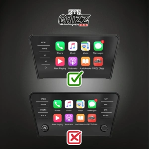 Matte GrizzGlass CarDisplay Protection Skoda Superb 9,2 cali Columbus