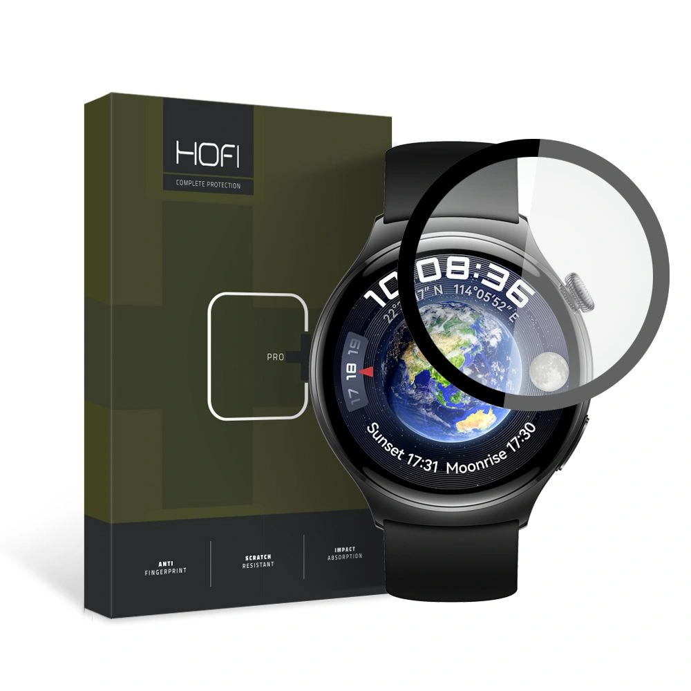 Hurtownia GSM - Hibrid üveg Hofi Hybrid Pro+ Huawei Watch 4 46mm Fekete - HOFI387 - {ean13} - Hurt
