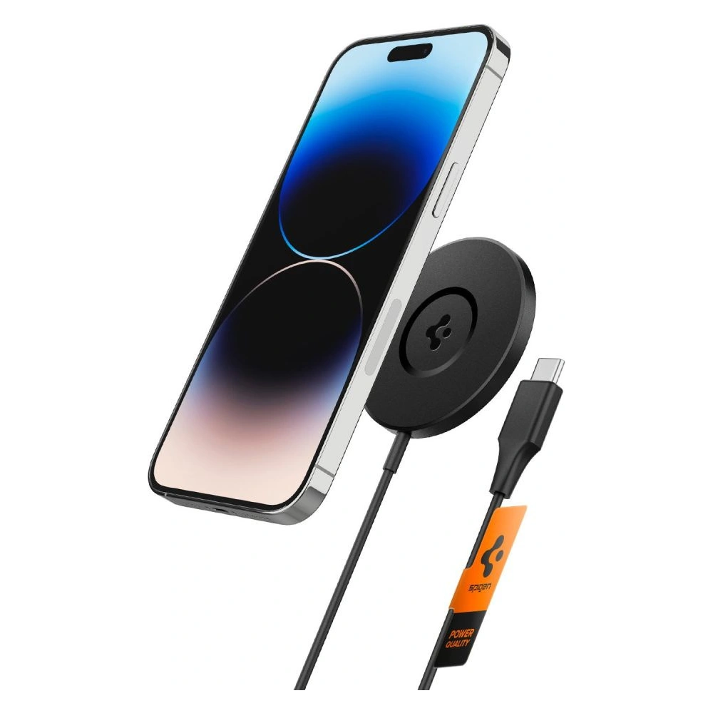 Hurtownia GSM - Bezdrátová nabíječka Spigen PF2102 ArcField Magnetic MagSafe Wireless Charger Black - SPN2892 - {ean13} - Hurt