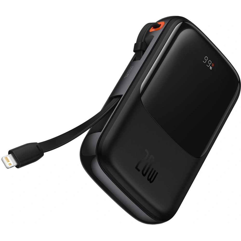 Hurtownia GSM - Powerbank Baseus Qpow Pro 10000mAh 20W Overseas Edition + kabel USB-C 3A - černý - BSU4362 - {ean13} - Hurt