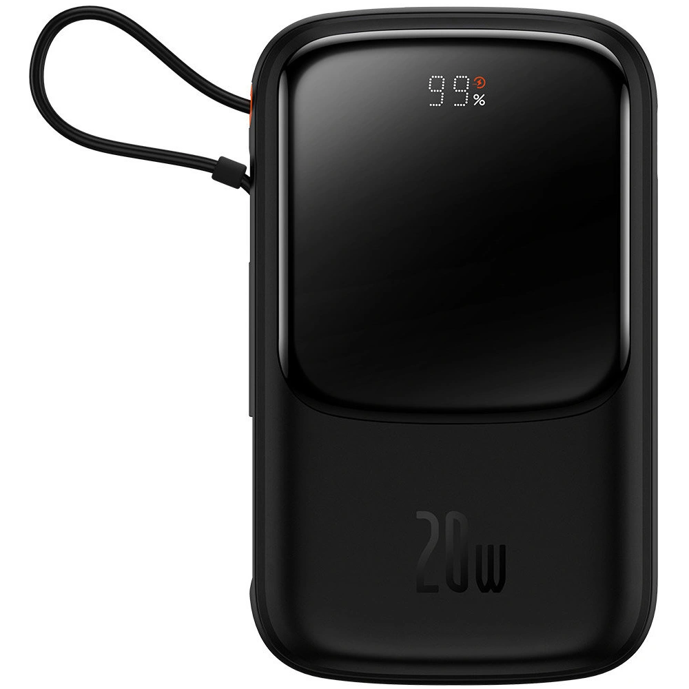 Hurtownia GSM - Powerbank Baseus Qpow Pro 10000mAh 20W Overseas Edition + kabel USB-C 3A - černý - BSU4362 - {ean13} - Hurt