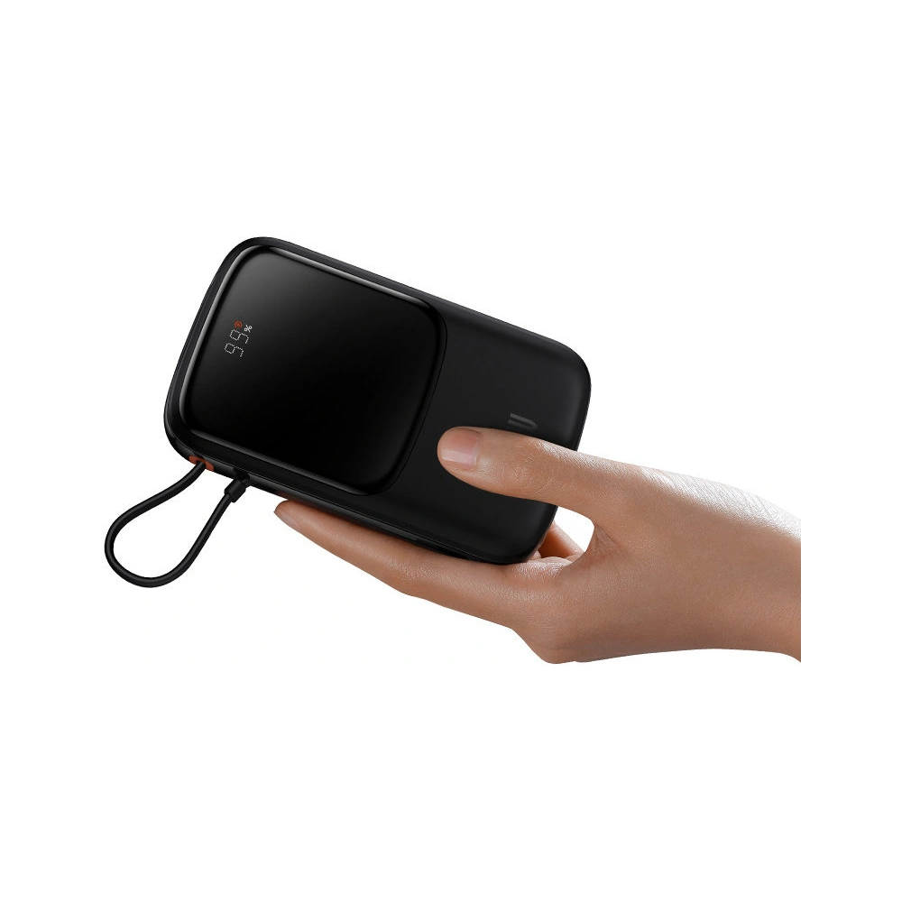 Hurtownia GSM - Powerbank Baseus Qpow Pro 10000mAh 20W Overseas Edition + kabel USB-C 3A - černý - BSU4362 - {ean13} - Hurt