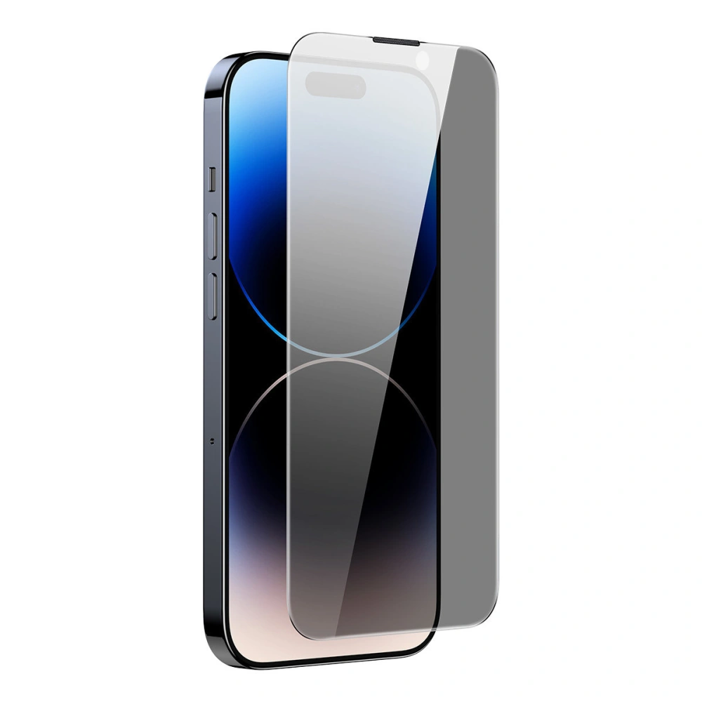 Wholesale Baseus Privacy 0.3mm Glass Apple iPhone 14 Pro Max + mounting frame - BSU4363 - {ean13} - Hurt