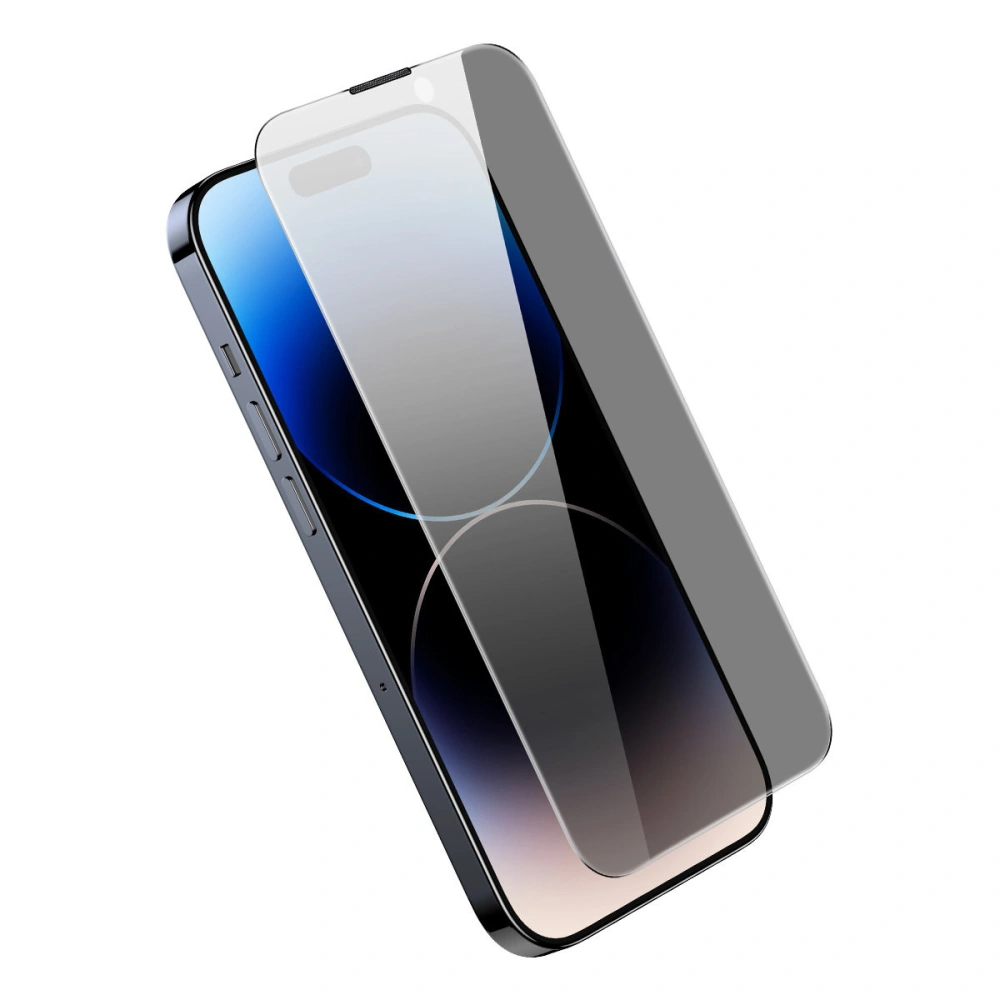 Wholesale Baseus Privacy 0.3mm Glass Apple iPhone 14 Pro Max + mounting frame - BSU4363 - {ean13} - Hurt