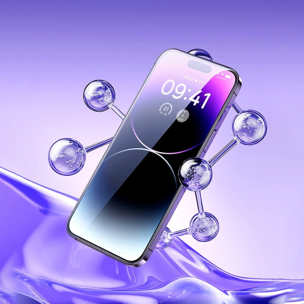 Wholesale Baseus Privacy 0.3mm Glass Apple iPhone 14 Pro Max + mounting frame - BSU4363 - {ean13} - Hurt