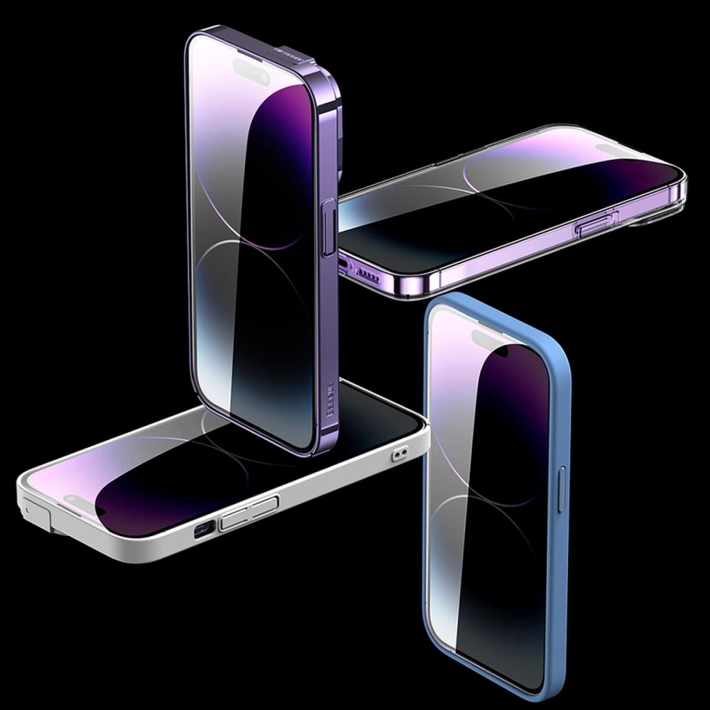 Wholesale Baseus Privacy 0.3mm Glass Apple iPhone 14 Pro Max + mounting frame - BSU4363 - {ean13} - Hurt