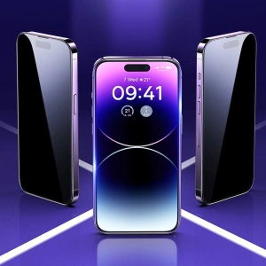 Hurtownia GSM - Sticlă securizată Baseus Privacy 0.3mm Glass Apple iPhone 14 Pro + cadru de montaj - BSU4364 - {ean13} - Hurt