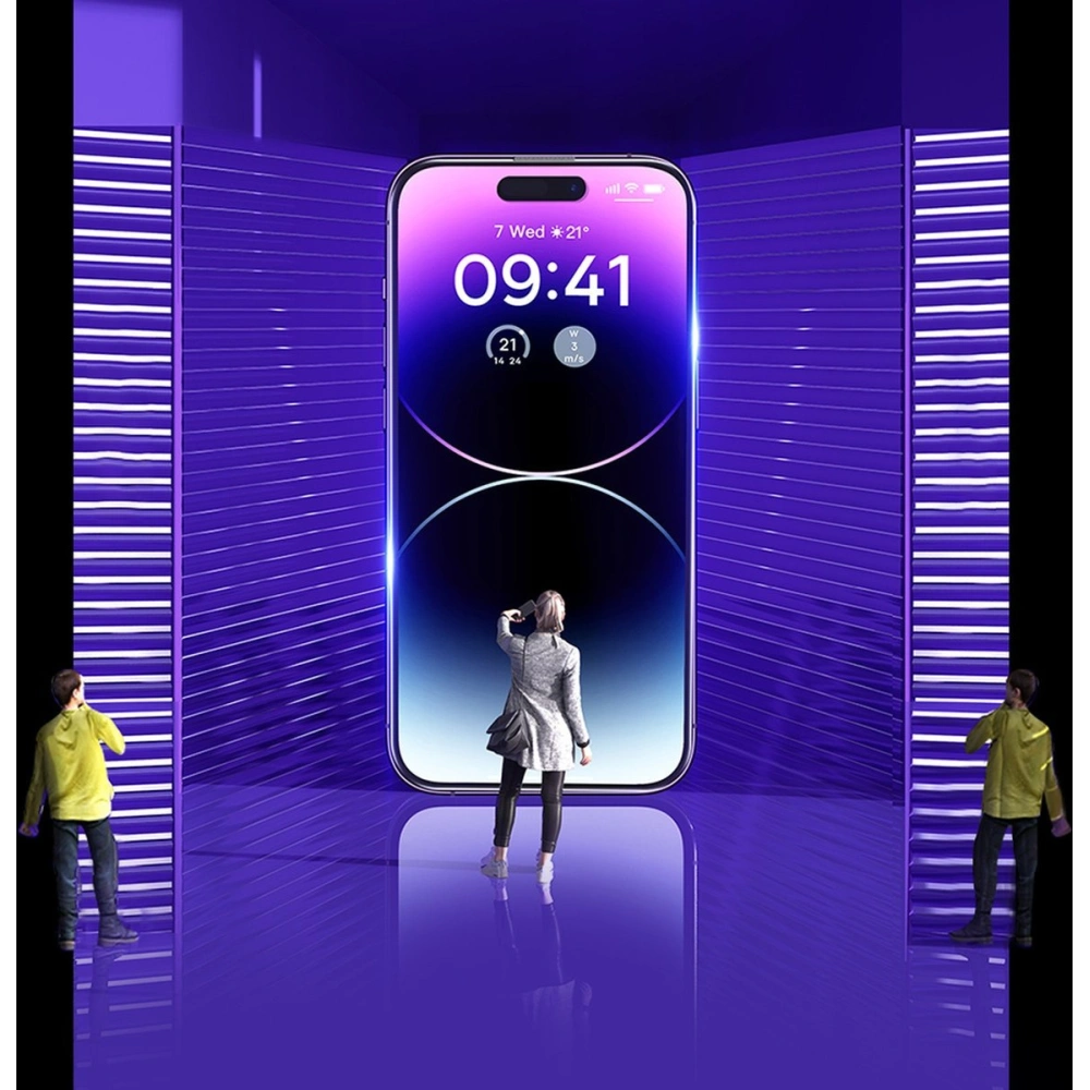 Hurtownia GSM - Tvrzené sklo Baseus Privacy 0.3mm Glass Apple iPhone 14 Pro + montážní rámeček - BSU4364 - {ean13} - Hurt