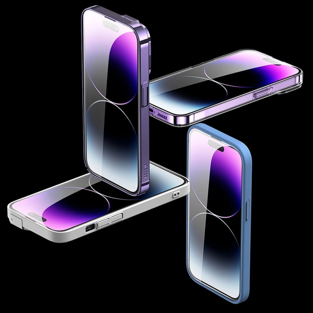 Hurtownia GSM - Szkło hartowane Baseus Anti Blue Light 0.3mm Glass Apple iPhone 14 Pro Max z filtrem przeciwpyłowym + ramka montażowa - BSU4365 - {ean13} - Hurt