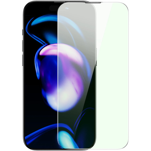 Hurtownia Baseus - 6932172623524 - BSU4366 - Szkło hartowane Baseus Anti Blue Light 0.3mm Glass Apple iPhone 14 Pro z filtrem przeciwpyłowym + ramka montażowa - B2B homescreen