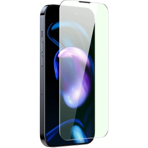 Hurtownia GSM - Sticlă securizată Baseus Anti Blue Light 0.3mm Glass Apple iPhone 14 Pro cu filtru antipraf + ramă de montaj - BSU4366 - {ean13} - Hurt