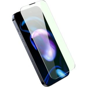 Hurtownia GSM - Sticlă securizată Baseus Anti Blue Light 0.3mm Glass Apple iPhone 14 Pro cu filtru antipraf + ramă de montaj - BSU4366 - {ean13} - Hurt