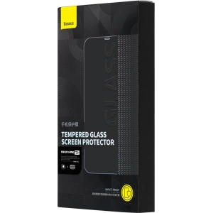 Hurtownia GSM - Sticlă securizată Baseus Anti Blue Light 0.3mm Glass Apple iPhone 14 Pro cu filtru antipraf + ramă de montaj - BSU4366 - {ean13} - Hurt