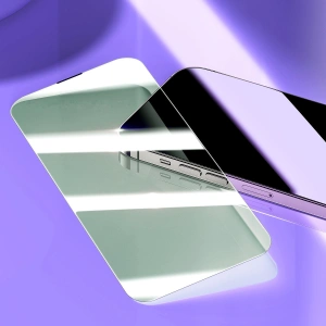 Hurtownia GSM - Sticlă securizată Baseus Anti Blue Light 0.3mm Glass Apple iPhone 14 Pro cu filtru antipraf + ramă de montaj - BSU4366 - {ean13} - Hurt