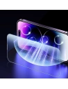 Hurtownia GSM - Edzett üveg Baseus Anti Blue Light 0.3mm Glass Apple iPhone 14 Pro porvédő szűrővel + szerelőkeret - BSU4366 - {ean13} - Hurt